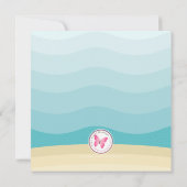 深いシーイエローサブマリン 招待状 (裏面)