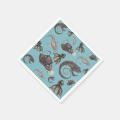 深いシークリーチャー スタンダードカクテルナプキン (角)