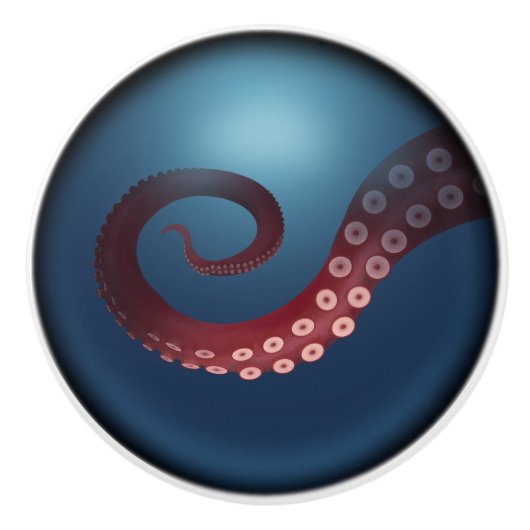 深いシータコスチームパンク航海のファンタジー セラミックノブ (正面)