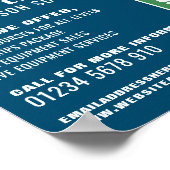 深いシーダイバーズスキューバダイビング広告レッスン ポスター (角)