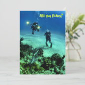 深いシーダイバー先生ウェルカムドスタムズカード 招待状 (スタンド正面)