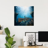 深いシーダイバー ポスター (ホームオフィス)