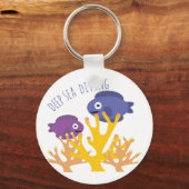 深いシーダイビング キーホルダー (正面)