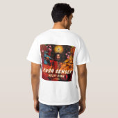 深いシーダイビング+クシュ先生バリューTシャツ Tシャツ (裏面フル)