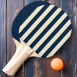 深いシーブルーポロストライピング無地のと 卓球ラケット