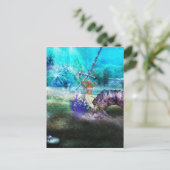 深いシーマーメイド ポストカード (スタンド正面)