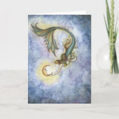 深いシームーングリーティングカード カード (正面)