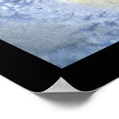 深いシームーンマーメイドポスタープリント ポスター (角)