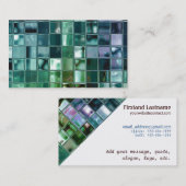 深いシーリキッドモザイクタイル 名刺 (正面/裏面)