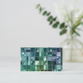 深いシーリキッドモザイクタイル 名刺 (スタンド正面)