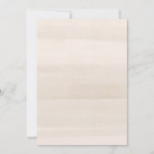 深いシーリハーサルディナー招待状 招待状 (裏面)