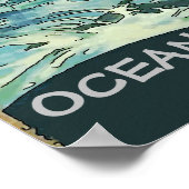 深いシー魚釣りポスター ポスター (角)