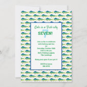 深いシー魚釣りマヒパーティの招待状 招待状 (正面)