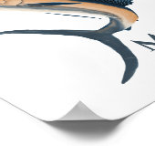 深いシー魚釣りマーリン ポスター (角)