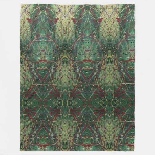 深いシー2 フリースブランケット (正面)