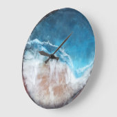 「深いシー」海時計 ラージ壁時計 (傾斜)