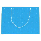 深いスカイブルー – フォールリングスターズ抱き枕 ラージペーパーバッグ (正面)