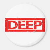 深いスタンプ マグネット (正面)