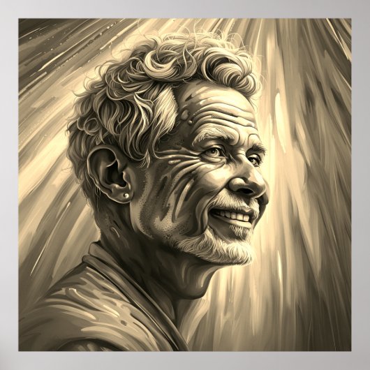 深いスマイル ポスター (正面)