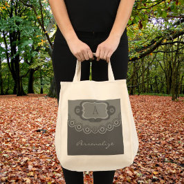 深いセージリングレットモノグラムトート トートバッグ