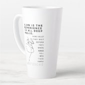 深いソウルインテンバート哲学引用文ニーチェ カフェラテマグ (左アングル)