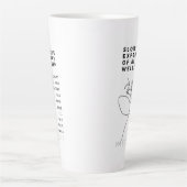 深いソウルインテンバート哲学引用文ニーチェ カフェラテマグ (正面)