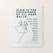 深いソウルインテンバート哲学引用文ニーチェ ジグソーパズル (縦)