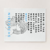 深いソウル哲学引用文ニーチェ ジグソーパズル (横)