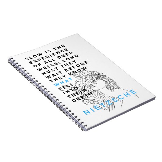 深いソウル哲学引用文ニーチェ ノートブック (右側)