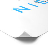 深いソウル哲学引用文ニーチェ ポスター (角)