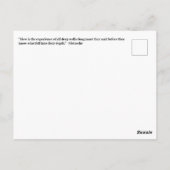 深いソウル哲学引用文ニーチェ ポストカード (裏面)