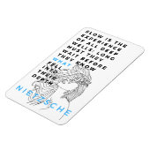 深いソウル哲学引用文ニーチェ マグネット (左側)