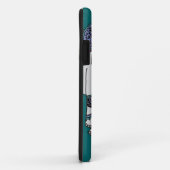 深いターコイズによって装飾される象の電話箱 Case-Mate iPhoneケース (裏面/右)