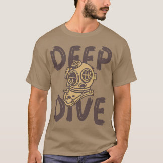 深いダイビングヘルメット Tシャツ