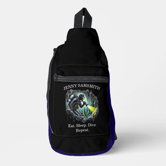 深いダイブスリングバッグ:おもしろいが機能に適合！ スリングバッグ (正面)