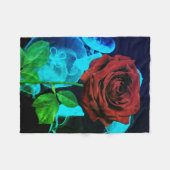 深いダイブダトゥデイ#5コージー海 フリースブランケット (正面(横))