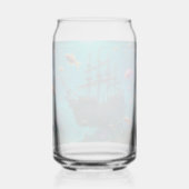 深いダイブ荷車を引く ガラス缶 (裏面)