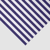 深いダークブルーと白ストライプ色 | DIY 薄葉紙 (詳細)