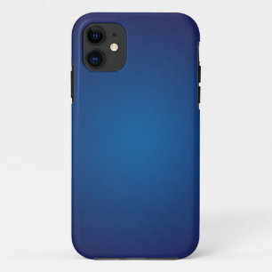 深いダークブルーグラインヴィネット iPhone 11 ケース