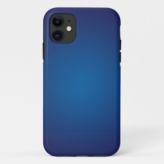 深いダークブルーグラインヴィネット Case-Mate iPhoneケース (裏面)