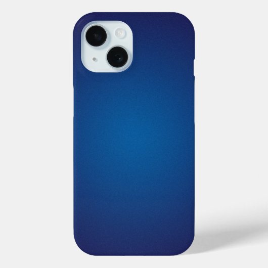 深いダークブルーグラインヴィネット Case-Mate iPhoneケース (裏面)