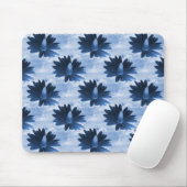 深いダークブルー海… マウスパッド (マウス)