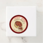 深いディッシュペパローニピザパイ誕生日パーティー フェイバータグ (インサイチュ)