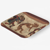 深いデザートカラーズソウトウェスターンココペリトリオ ペーパープレート (傾斜あり)