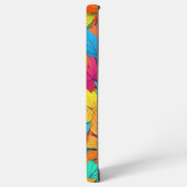 深いトネド離れオークカラフルズ秋パターン SAMSUNG GALAXYケース (左側面)