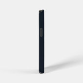 深いネイビーピンク名前をカスタムする iPhoneケース (右側面)