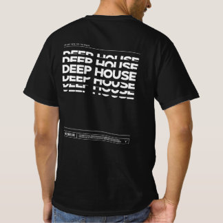 深いハウスダンスカルチャーDJレイビングTシャツ Tシャツ