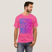 深いハウスミュージック – Edm Dj Raver Tシャツ (正面フル)