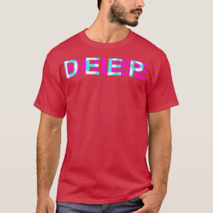 深いハウス – Glitch Optical Illusion EDM Tシャツ