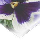 深いパンジーの紫 ショートテーブルランナー (コーナー)